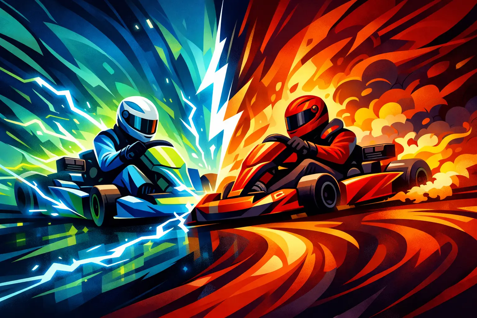 Karting eléctrico vs gasolina: qué cambia